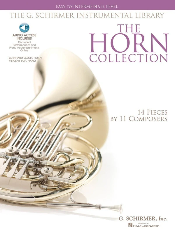 Schirmer - The Horn Collection Easy To Intermediate Level Book/Online Audio