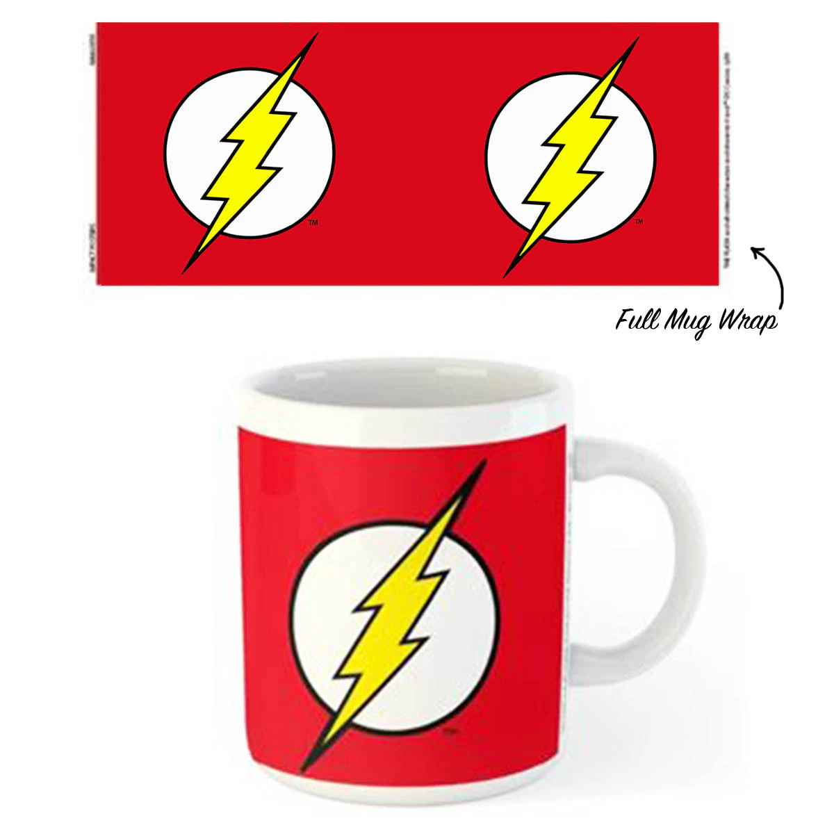 DC Comics The Flash Logo Coffee Tea Mug