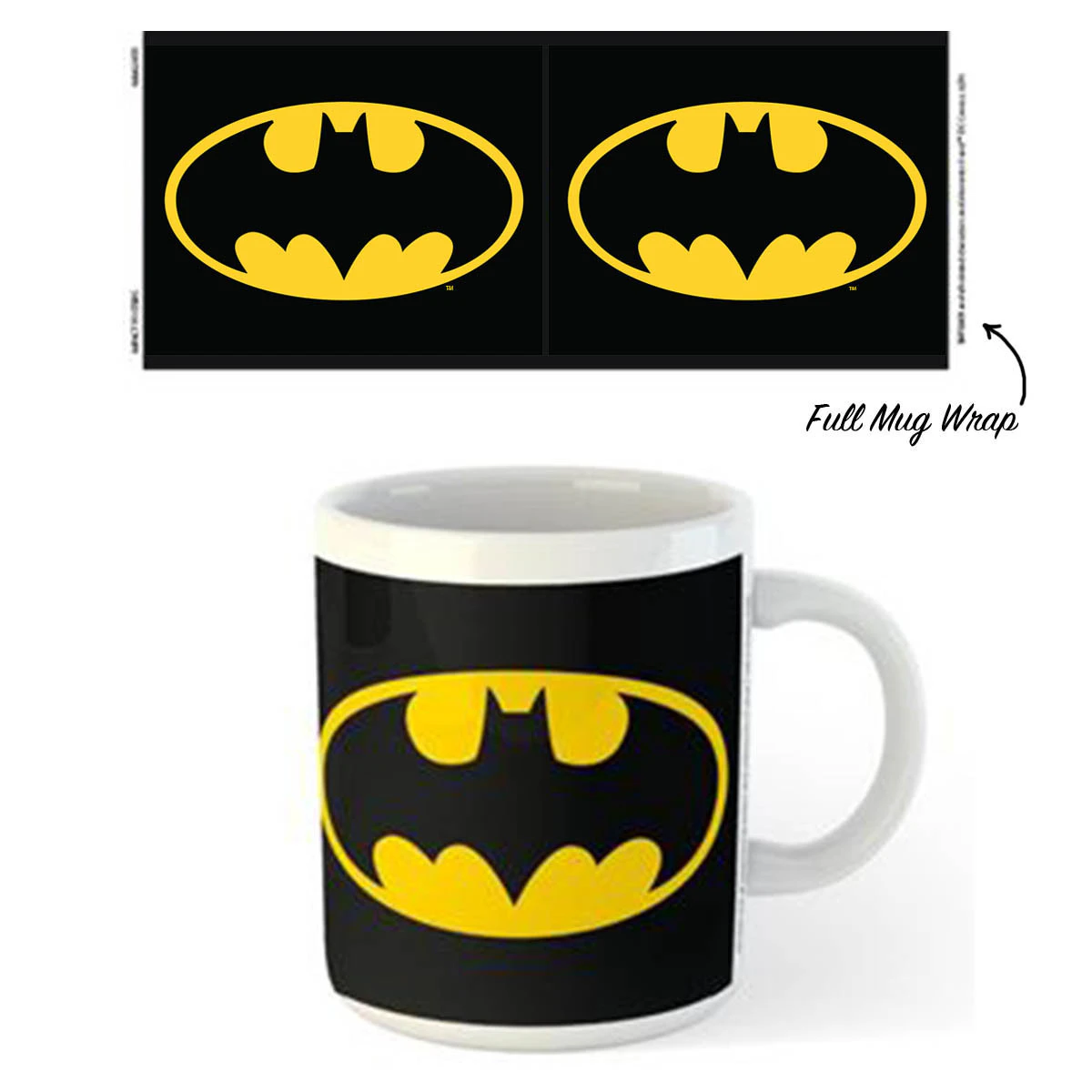 DC Comics Batman Logo Coffee Tea Mug