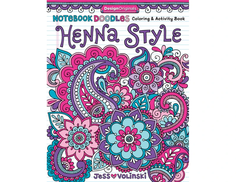 Notebook Doodles Henna Style by Jess Volinski