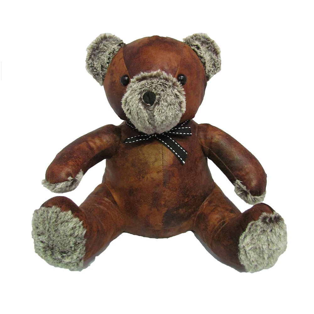 French Country Vintage Weighted Theodore Teddybear Door Stopper