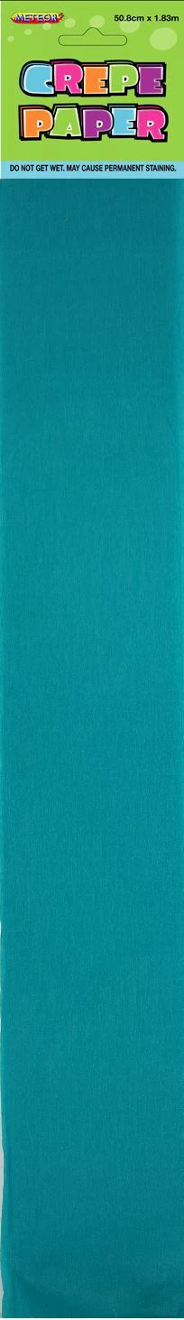 Crepe Paper Caribbean Teal