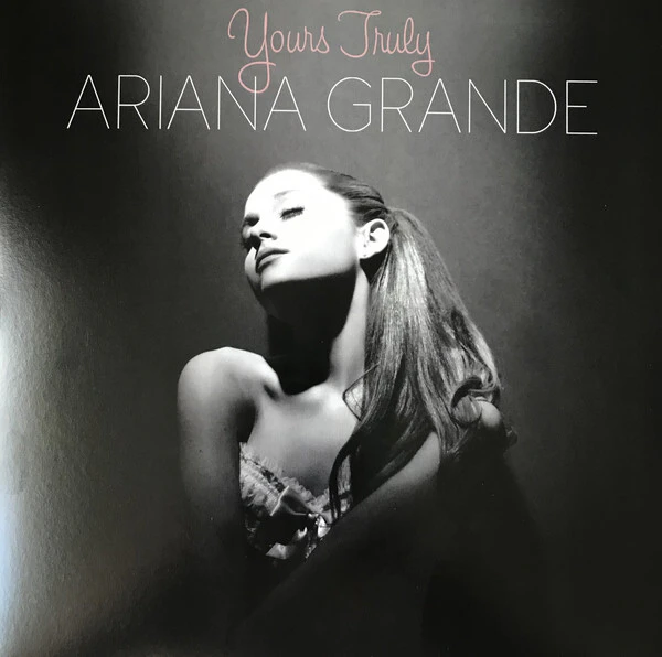 Ariana Grande Yours Truly vinyl LP gatefold sleeve