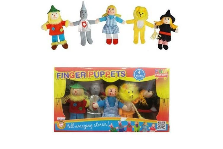 Fun Factory Finger Puppets Wooden 'Wizard of Oz'