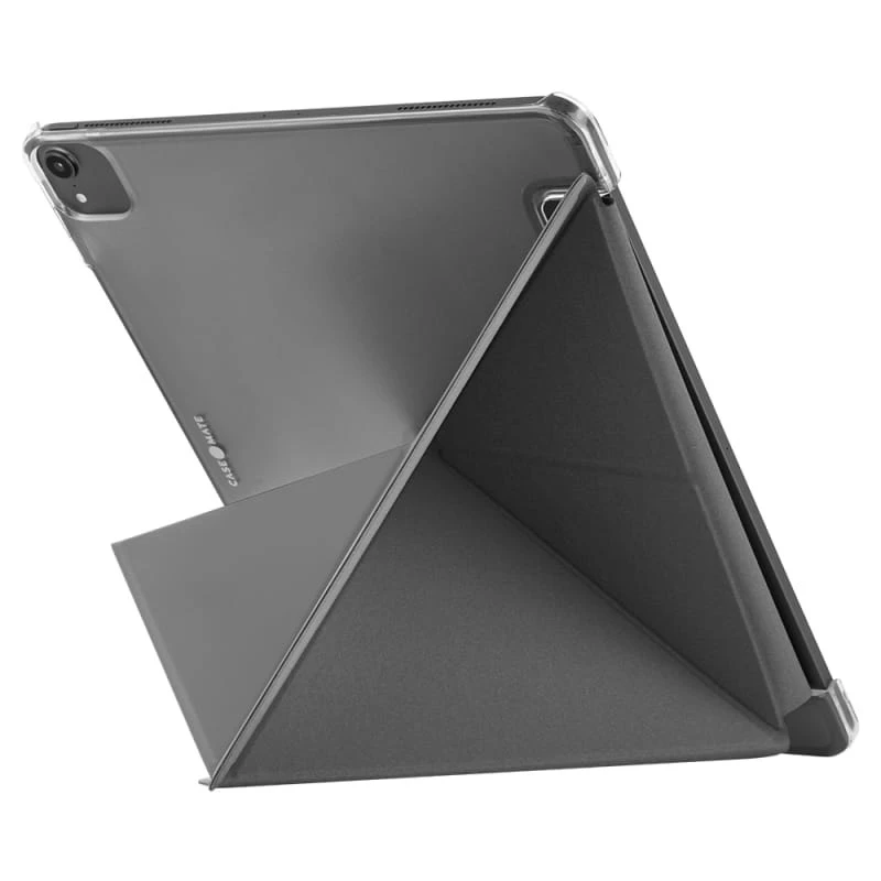 Case-Mate Multi Stand Folio Case - For Apple iPad 10.2 (7th, 8th, 9th Gen) - Light Grey (CM042842), Multi-Layer Construction, Three Viewing Angle, 1YR