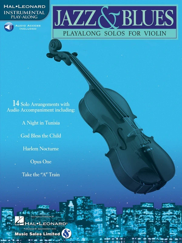 Jazz And Blues Play Along Violin Book/CD (Softcover Book/CD)