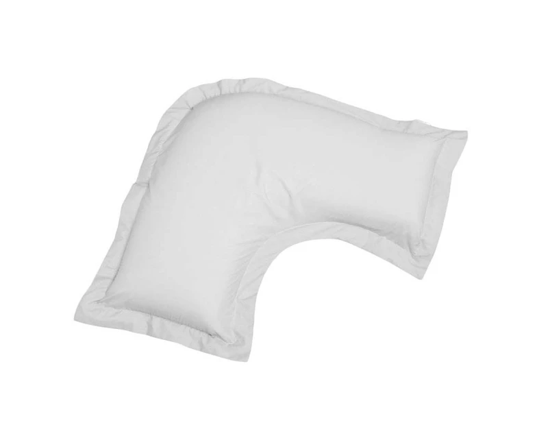 Logan and Mason V Tri Shaped Pillowcase White