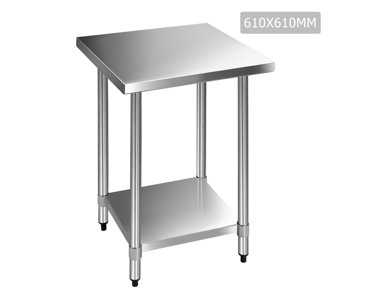 430 Stainless Steel Kitchen Work Bench Table 610mm