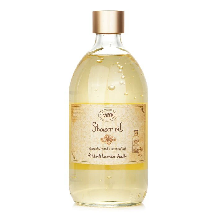 Sabon Shower Oil Patchouli Lanvender Vanilla 500ml/17.59oz