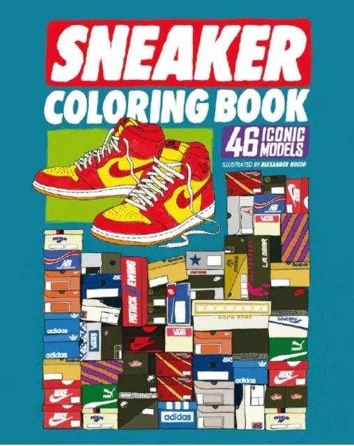 Sneaker Coloring Book by Alexander Rosso