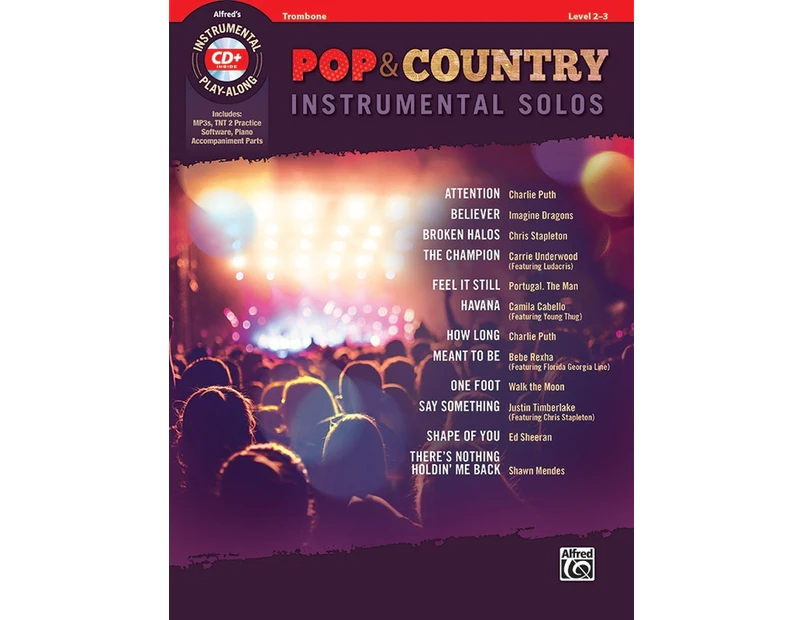 Pop & Country Instrumental Solos Trombone Book/CD