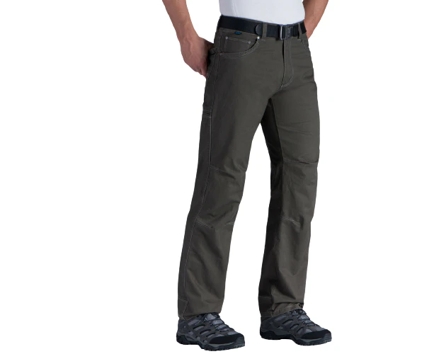 KUHL Men's Rydr Pant 34" Inseam Mens Trousers Combed Cotton Hiking Cargo - Indigo