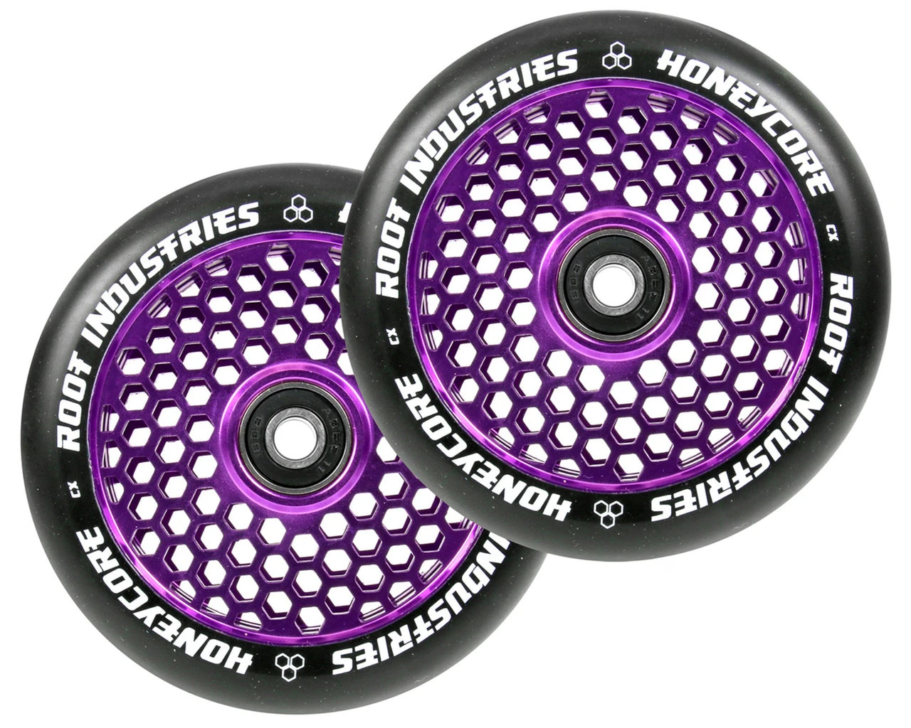 Root Industries HoneyCore Wheels | 24mm x 110mm | Black/Purple