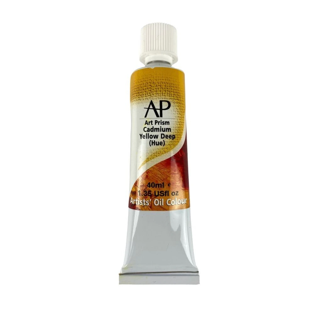 Art Prism Oil Paint 40ml - Cadmium Yellow Deep