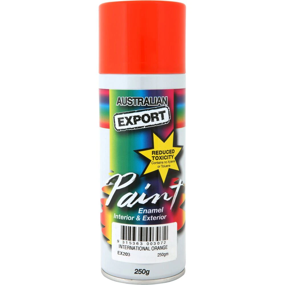 Export Spray Paint 250gms - International Orange