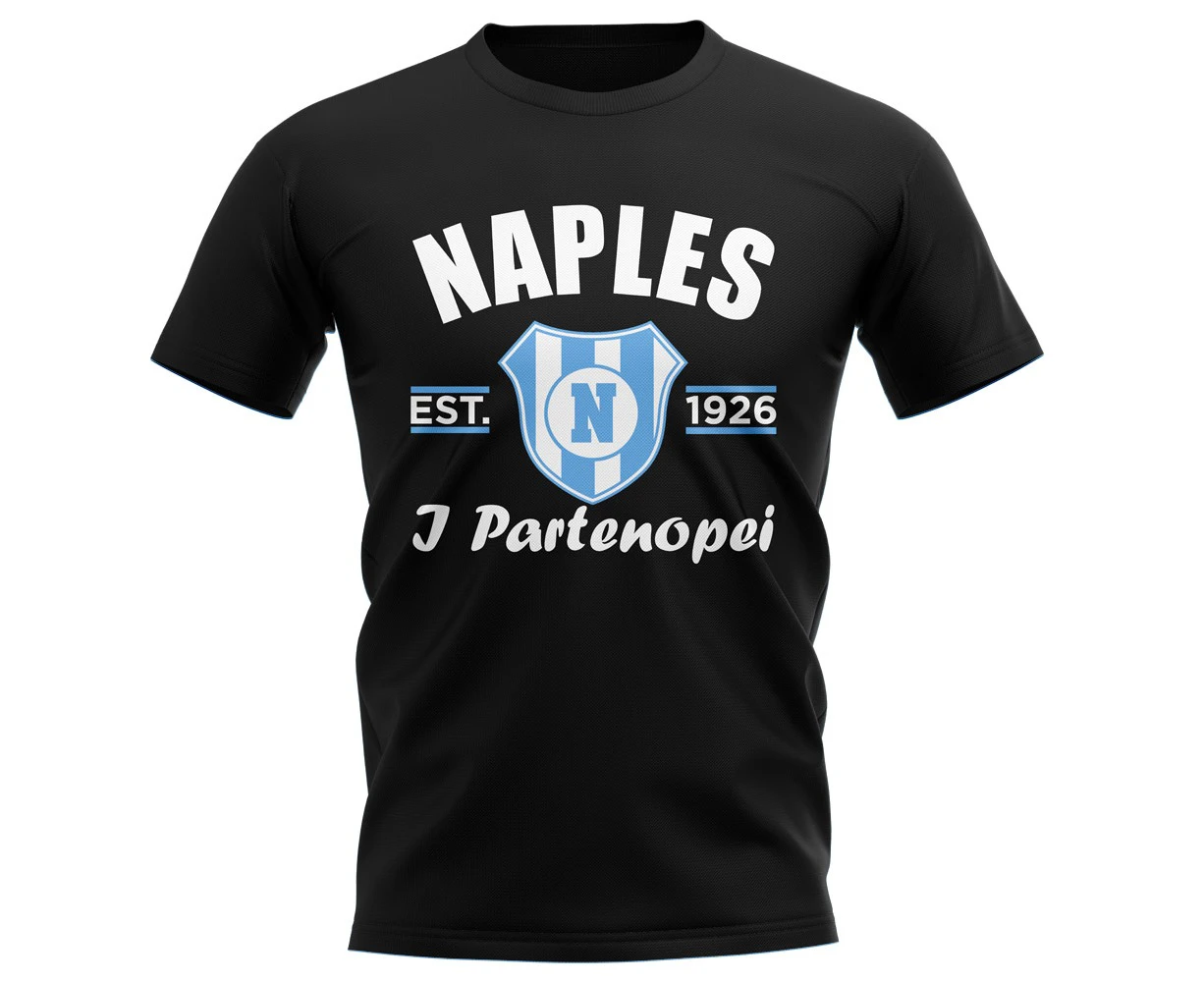 Napoli Established Football T-Shirt (Black)