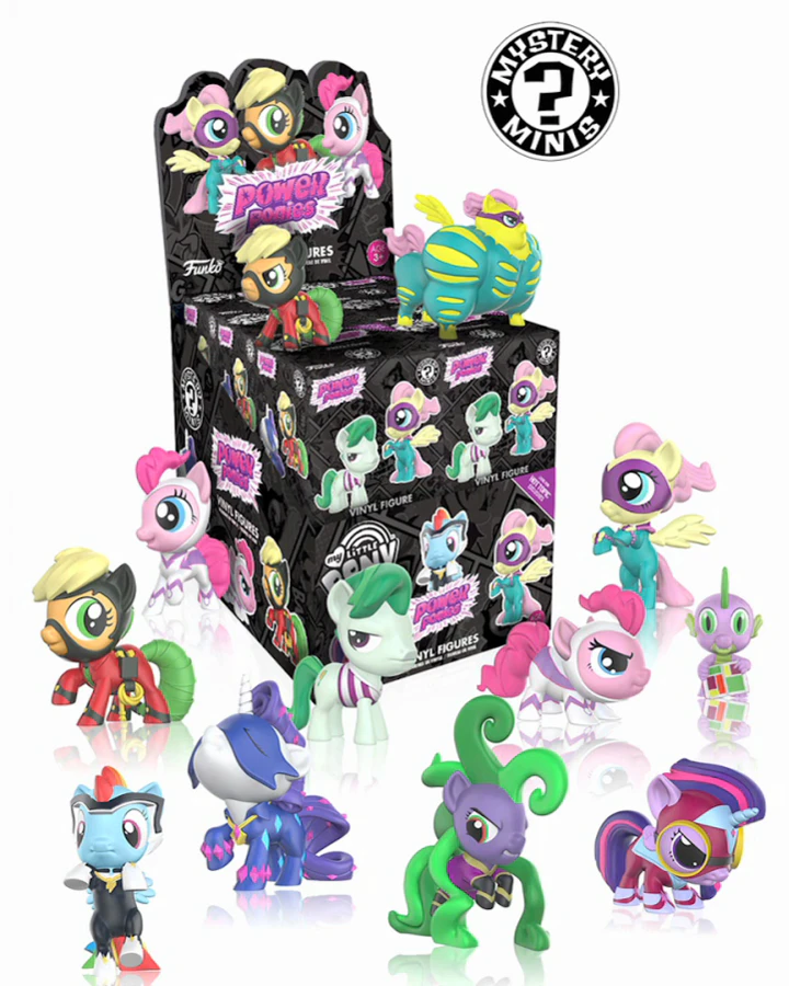 Funko Mystery Minis My Little Pony Power Ponies Hottopic Full Set of 12