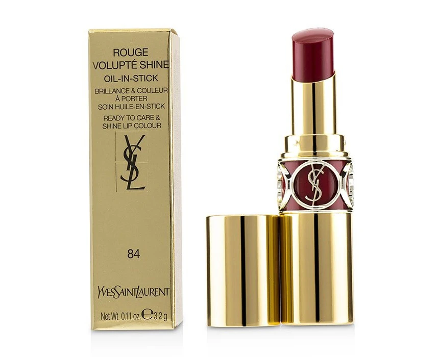 Yves Saint Laurent Rouge Volupte Shine  # 84 Rouge Cassandre 3.2g/0.11oz