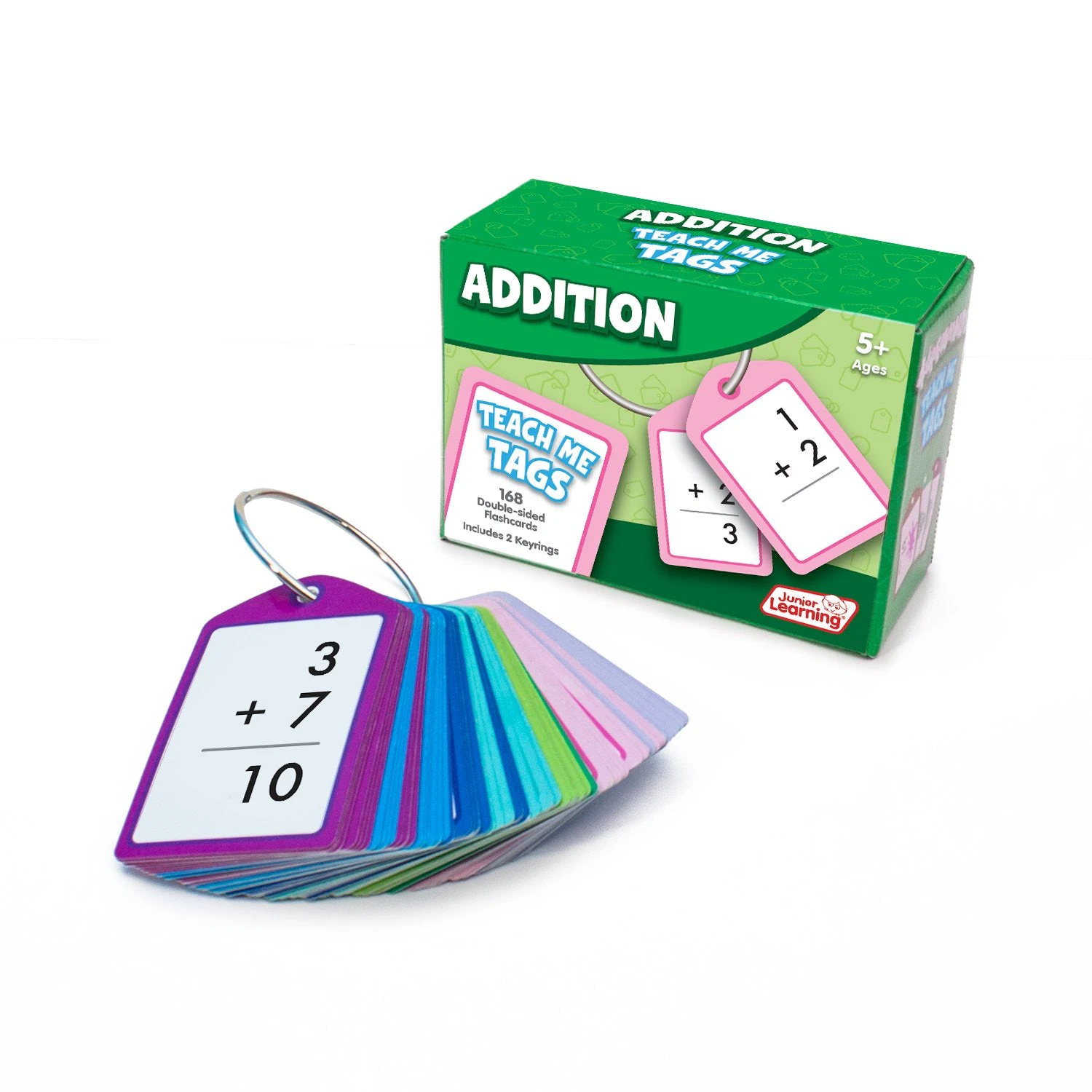 Junior Learning Addition Teach Me Tags Flashcard