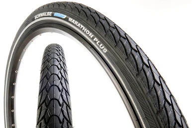 Schwalbe Marathon Plus Performance Wired Tyre - Black/Reflex 700 x 28mm