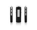 Hnsat UR-12-8GB 8GB USB Disk Digital Audio Voice Recorder MP3 Player Recorder One Button + Long Time Recording