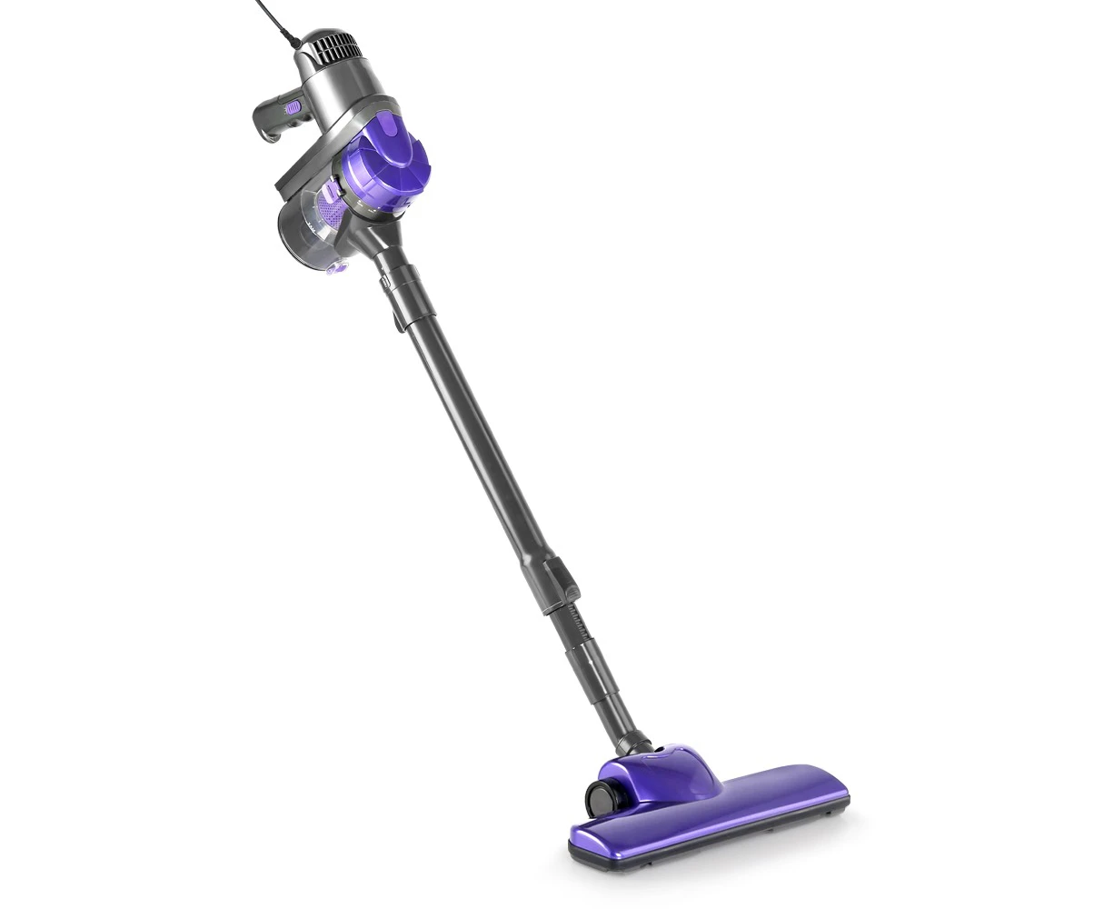 Devanti Corded Handheld Bagless Vacuum Cleaner - Purple and Grey