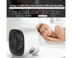 USB Mini Personal Air Conditioner Cooling Fan for Home and Office Use - Green