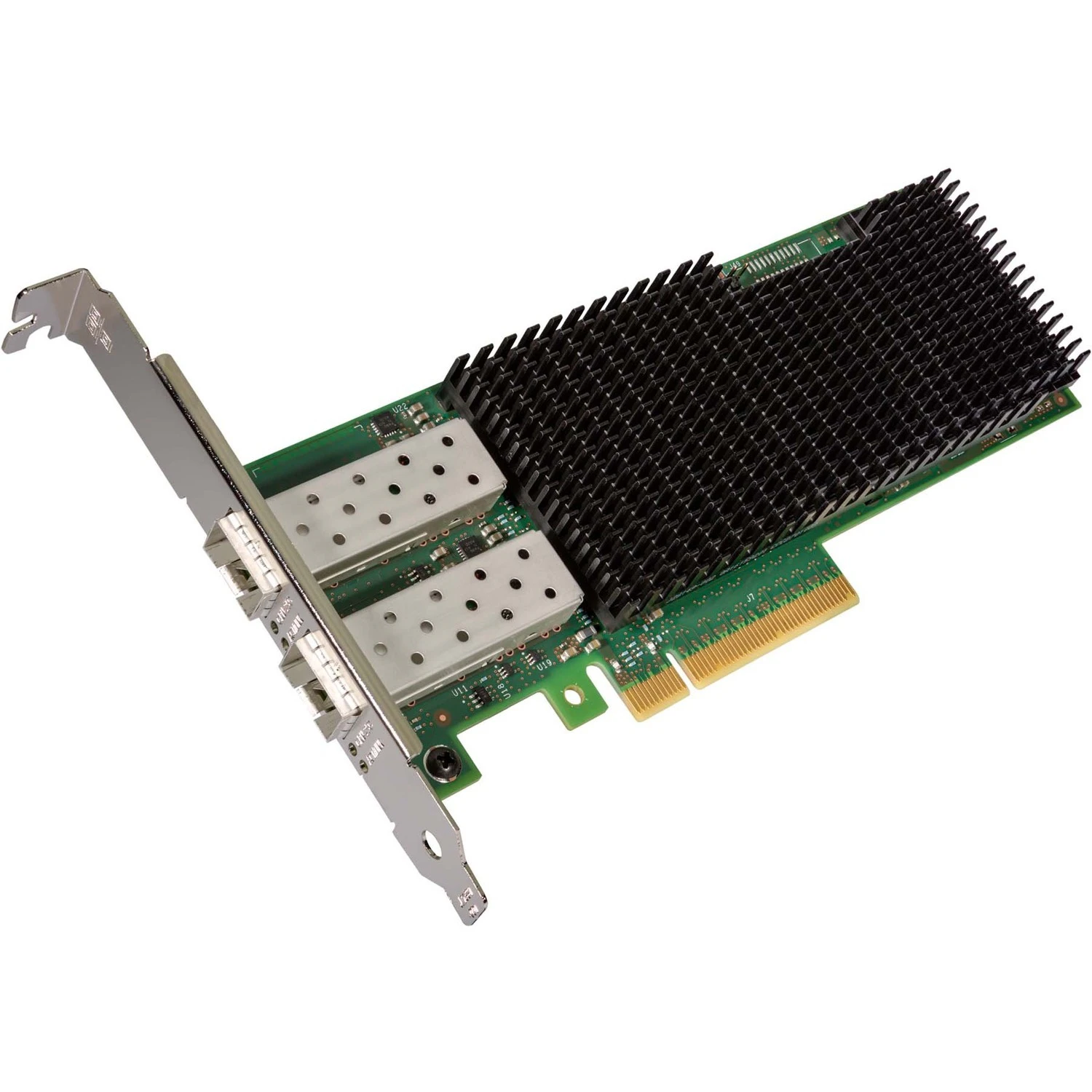 Intel XXV710 XXV710-DA2 25Gigabit Ethernet Card for Server - 25GBase-SR, 25GBase-LR - SFP28 - PCI Express 3.0 x8 - 2 Port(s) - Optical Fiber