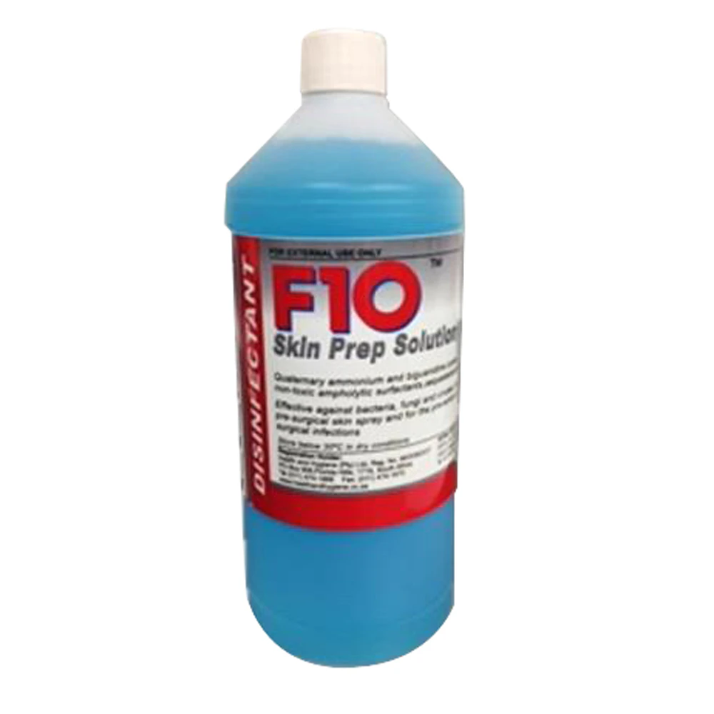 F10 Pre & Post Operative Skin Prep Solution 1L