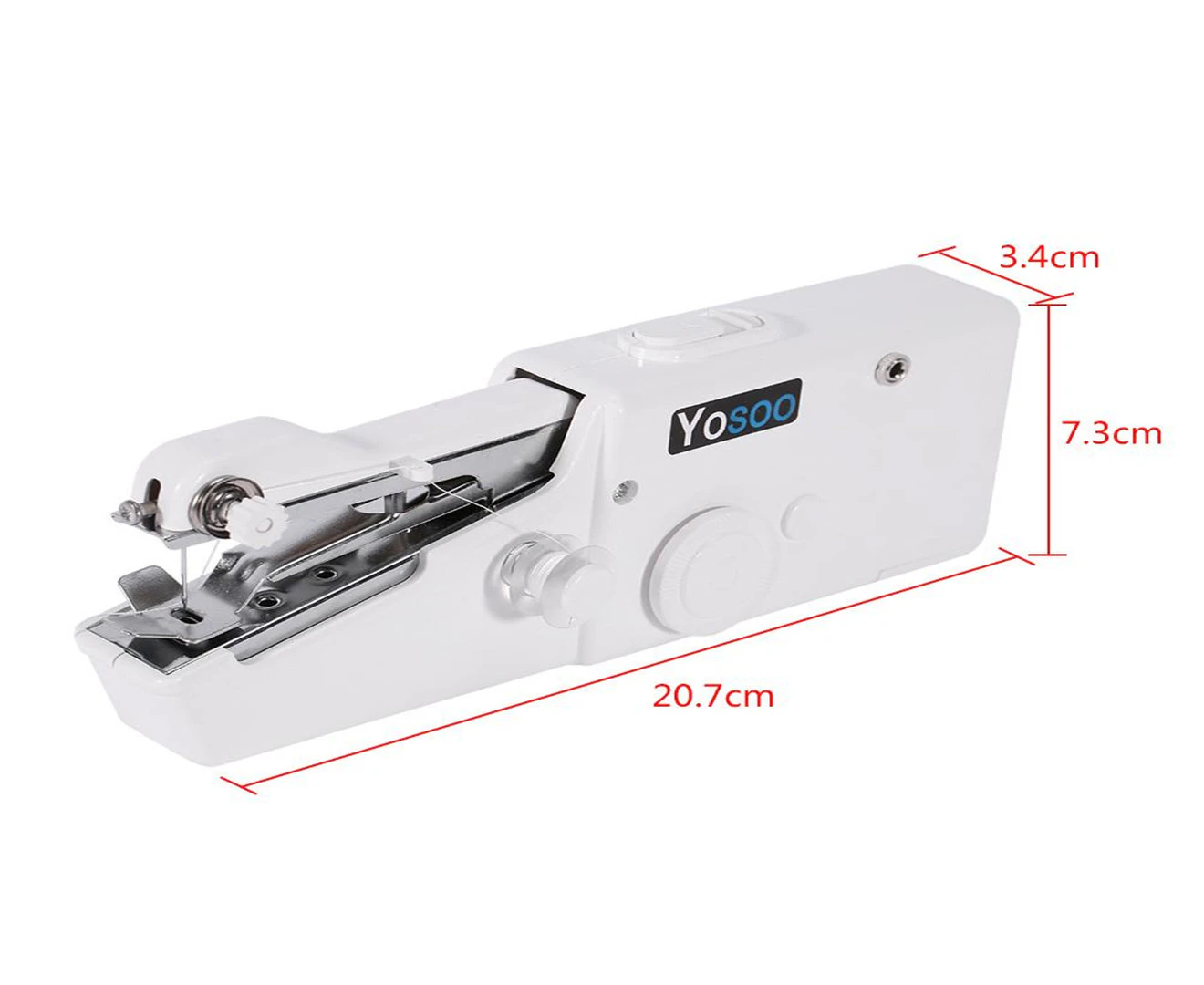 Mini Sew Quick Hand-held Stitch Clothes Sewing Machine Home Desk