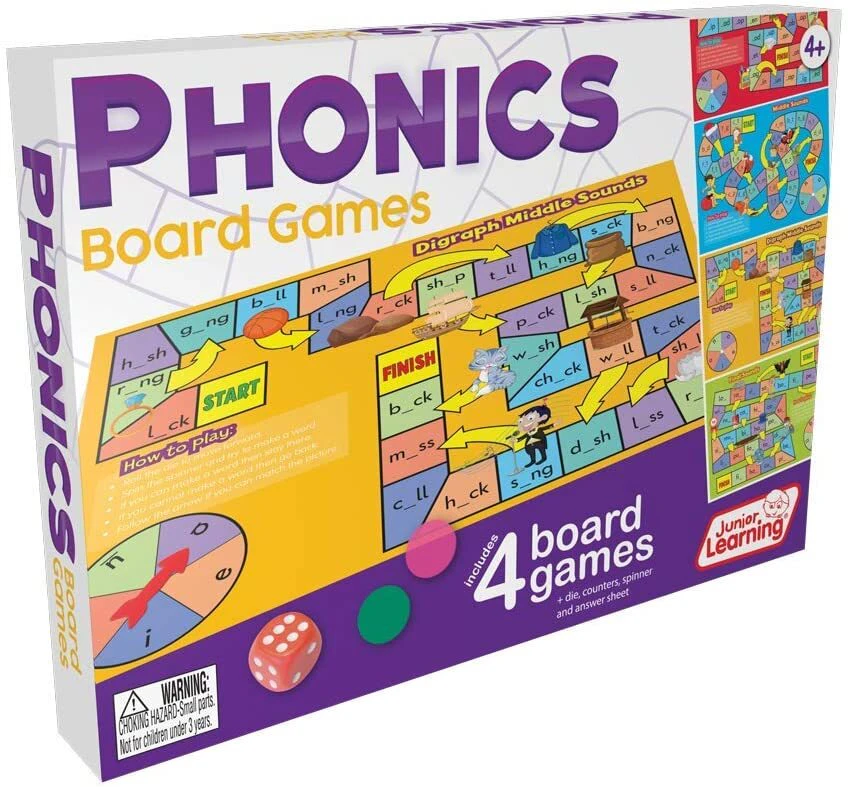 Junior Learning - Phonics Board Games