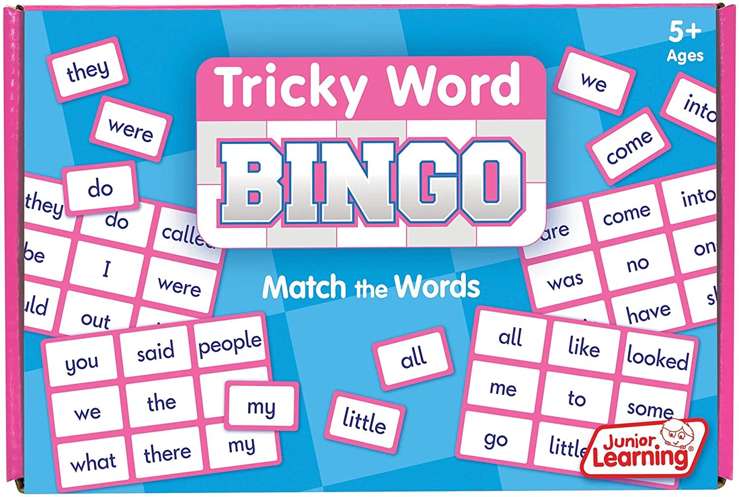 Junior Learning - Tricky Word Bingo