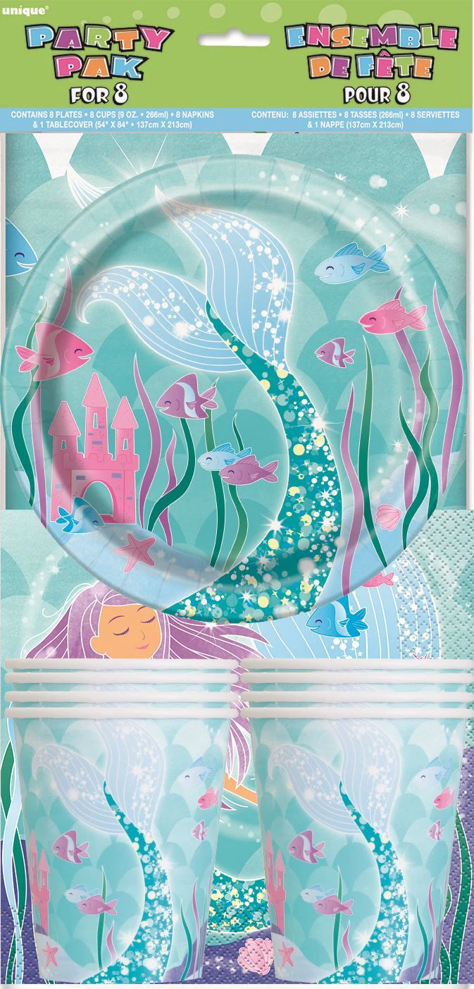Mermaid Party 8 Pack