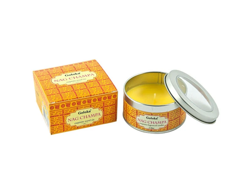 Crystal Wonderland Goloka Candle Travel Tin Nag Champa 68gms