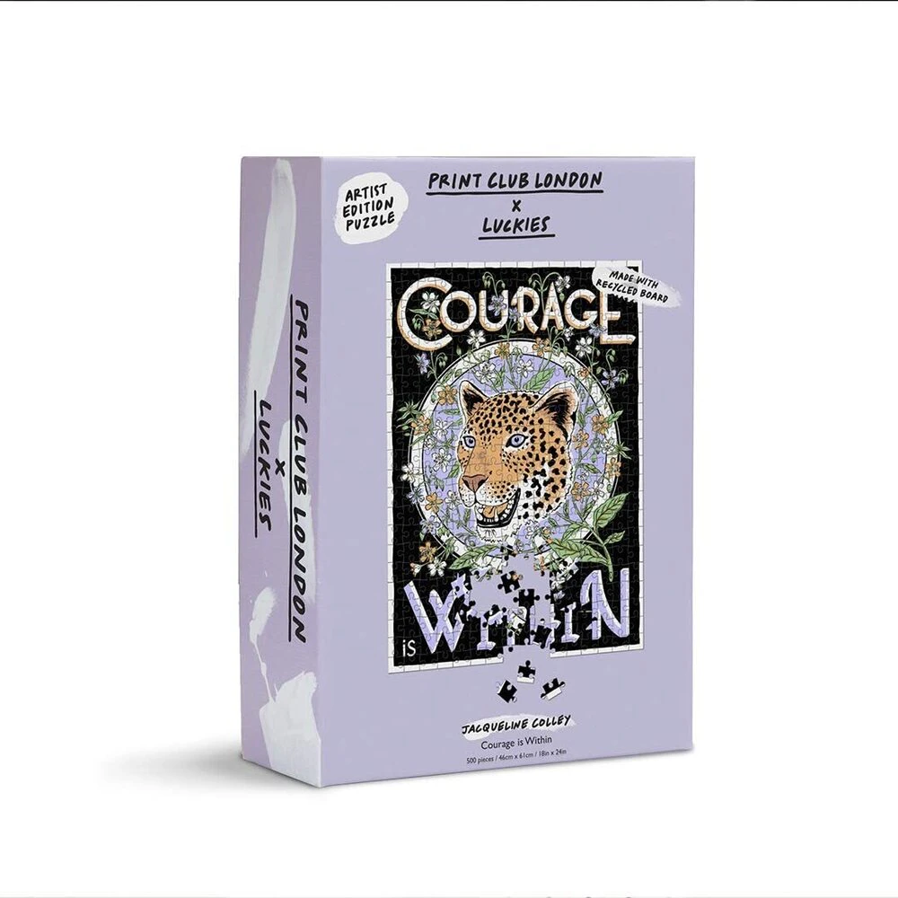 Luckies Print Club - Courage is Within Puzzle