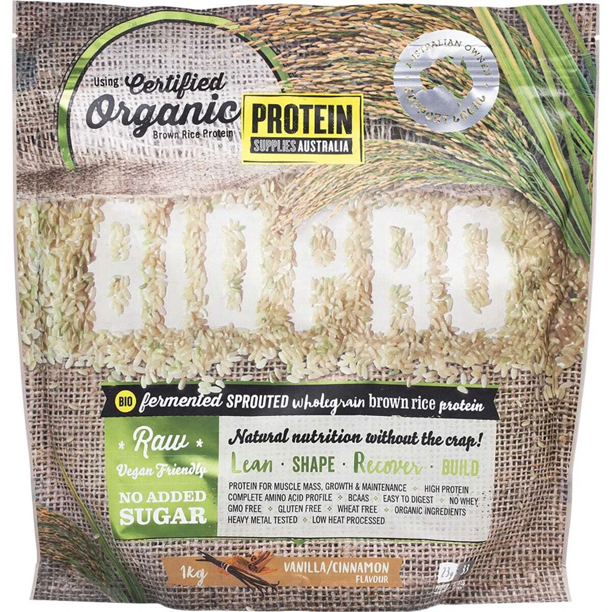 Biopro Sprouted Brown Rice (Vanilla & Cinnamon) - 1kg