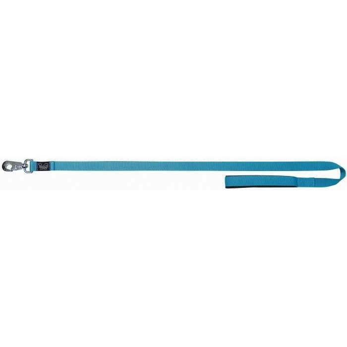 Turquoise Soft Padded Dog Lead - 25mm x 122cm (Prestige Pet Leash)