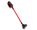 Devanti Cordless Stick Vacuum Cleaner - Black & Red