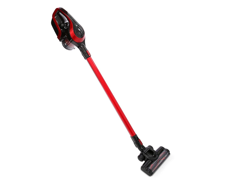 Devanti Cordless Stick Vacuum Cleaner - Black & Red