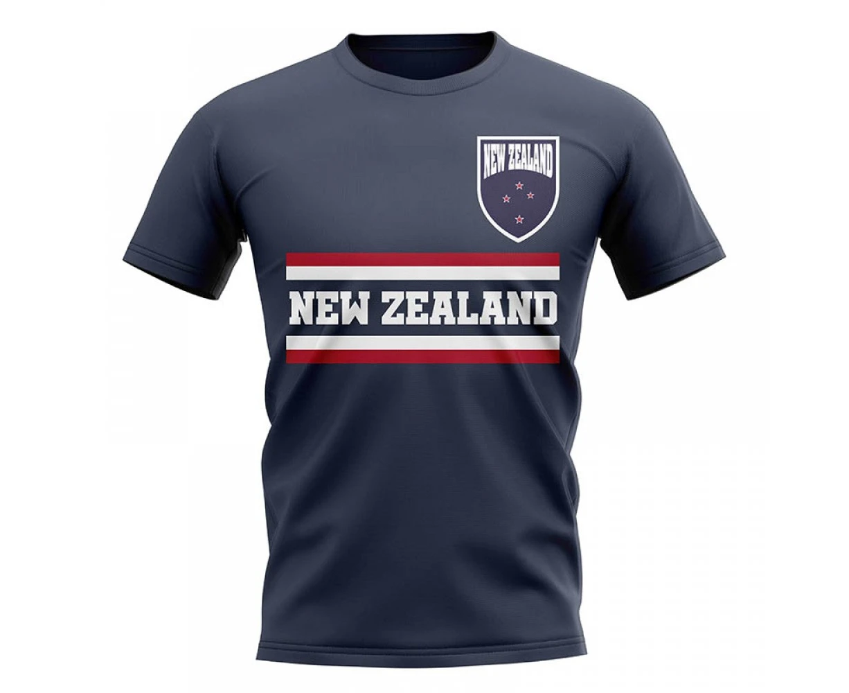 New Zealand Core Football Country T-Shirt (Navy)