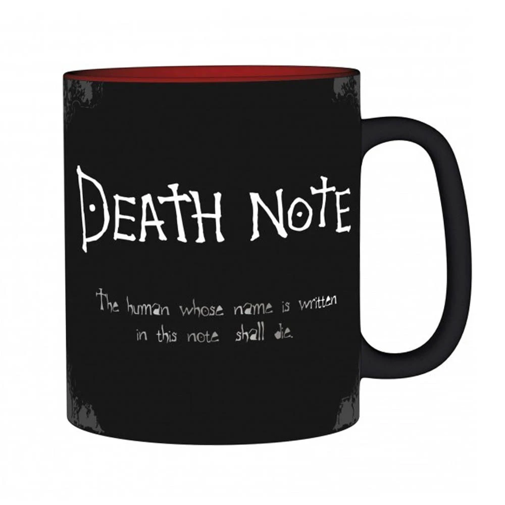 Death Note - Matte Black King Size Coffee Tea Mug - Official & Licensed