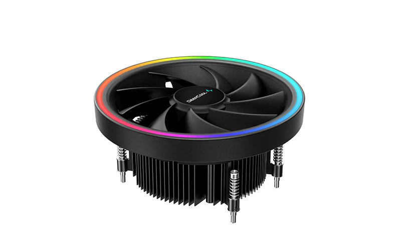 DeepCool R-UD551-BKAMAB-G-1 UD551 ARGB CPU Cooler for AMD AM4 Top Flow Cooling Solution, ARGB LED