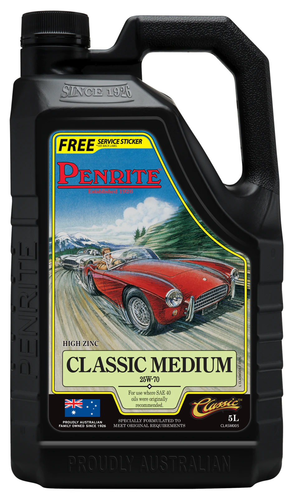 Penrite Classic Medium Engine Oil  5l  CLASM005