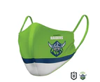 Canberra Raiders NRL Large Adult Reversible Washable Face Mask