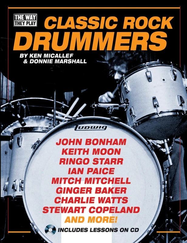 Classic Rock Drummers Book/CD (Softcover Book/CD)