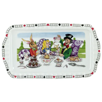 Cardew Design Alice In Wonderland Rectangular Tray