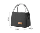 Lunch Bag Insulated Lunch Box for Office Work Picnic School Beach Travel,Black