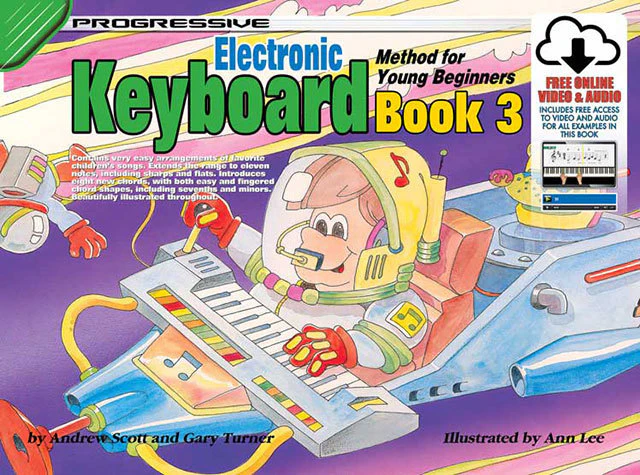 Progressive Keyboard Book 3 For Young Beginners Book/Online Video And Audio Book