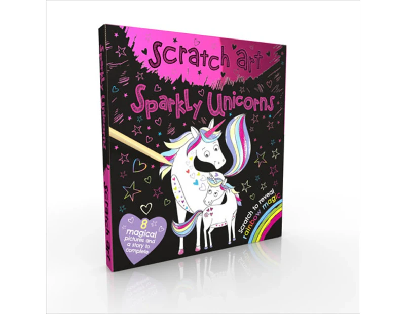 Scratch Art Fun Mini Sparkly Unicorns