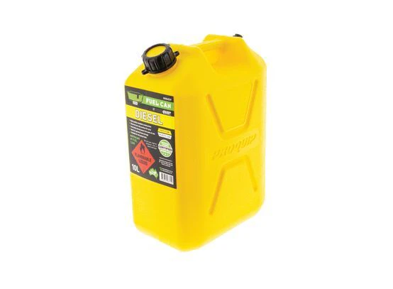 Hulk 4x4 10 Litre Fuel Can Fast Flow Diesel Jerry Yellow HU0653Y